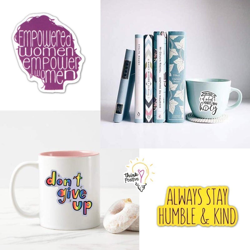 CoCube+ 100pcs Inspirational Stickers Vision Board Supplies  Reward Motivational Stickers for Teens Adults Students Teachers Planners Employees  Positive Sticker for Water Bottles  Scrapbook  Journal - Image 5